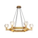 Loft Industry Modern - Droplet Circle Chandelier